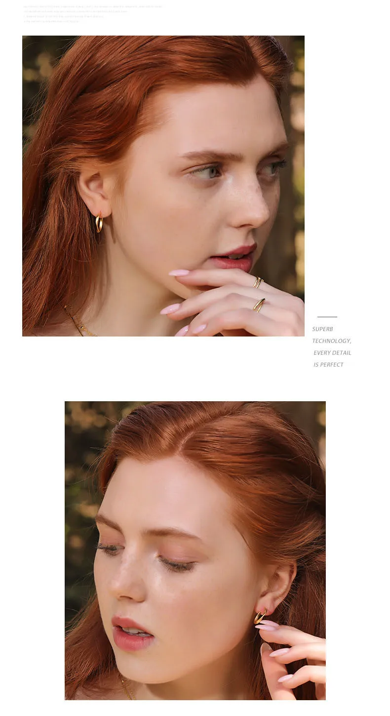 Золотистые серьги-кольца 925 пробы серебро Aros Plata Mujer Pendientes Boucle D'oreille Femme Женские аксессуары ювелирные изделия