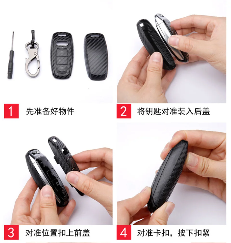 Cover per chiave/telecomando per honda civic 4d 2019 crv fit2015 odyssey forza 300 125 ccord 2003 2018 2007 jazz hrv cover holder shell auto - H8d52412ce320489697a8adab5561b591O