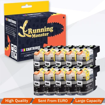 

Black ink cartridge Compatible for Brother LC123 LC125 DCP-J4110DW MFC-J4410DW MFC-J4510DW MFC-J4610DW MFC-J4710DW Whit chip