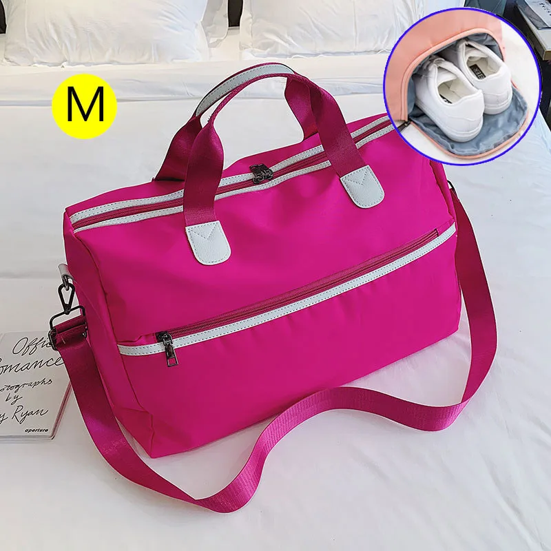 Rose M Сумка для йоги, фитнеса, тренажерного зала, sac de, спортивные сумки, сухая влажная сумка для плавания для женщин, Tas, для путешествий, для тренировок, водонепроницаемая, bolsa XA536WA - Цвет: Rose M