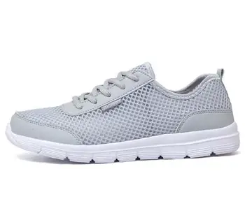 

Fashion Men Running Shoes Lace-Up Summer Outdoor Lightweight Sports Black Athletic Fitness Trainers and Sneakers Feminino Casual