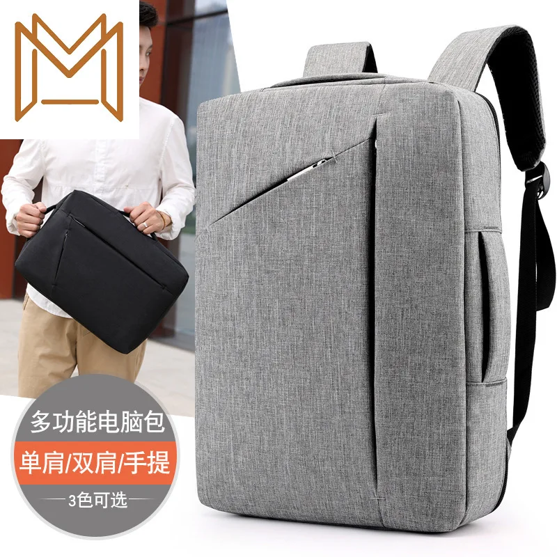 

Both Shoulders Package Man Business Affairs Backpack More Function 2019 Capacity Computer Package Business Travel Travel