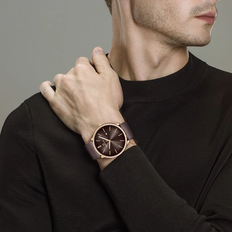 NAVIFORCE часы Топ люксовый бренд Мода Пара часы нержавеющая сталь ультра-тонкий кварцевые Дата наручные часы Relogio Feminino+ коробка