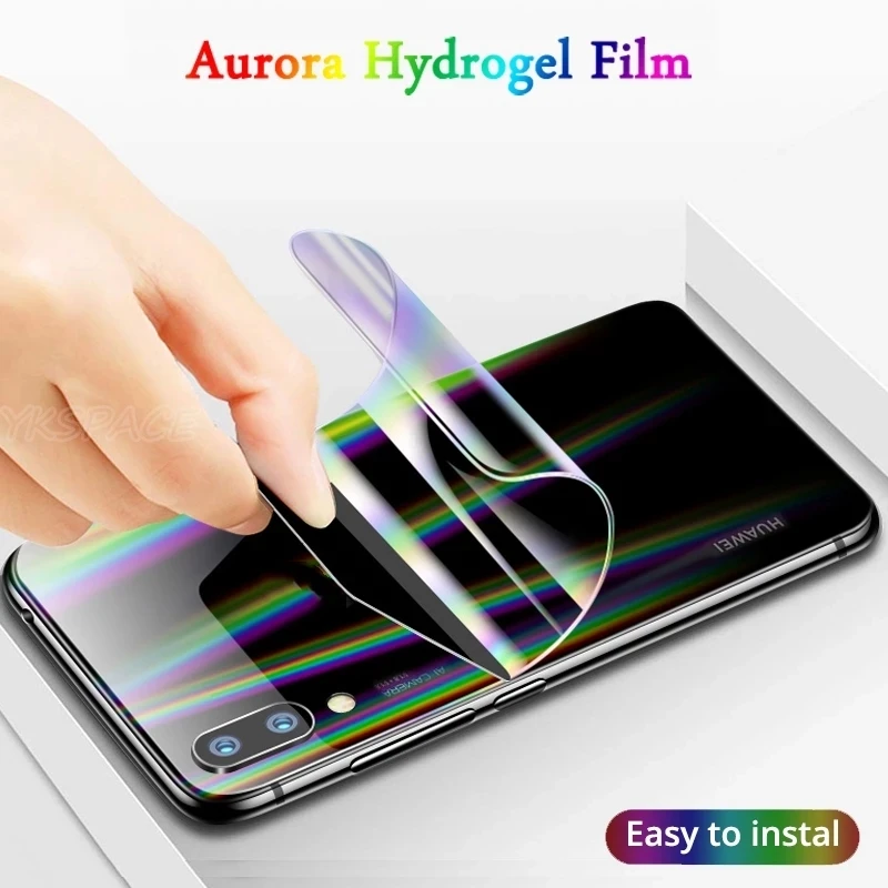 Градиентная защитная пленка Aurora для Apple iPhone 12 Mini 11 Pro Xs Max X XR 8 7 Plus Защитная телефона