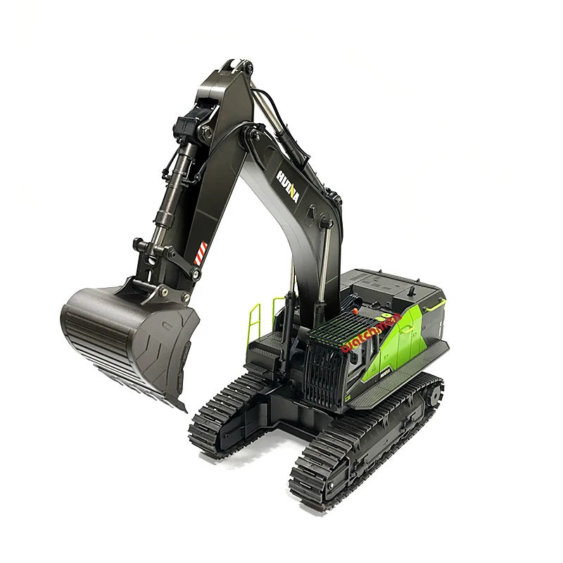 Green Excavator 22CH RC Truck 1/14 Remote Control Toys for Boys Adults HUINA 593 1593 NEW ARRIVAL