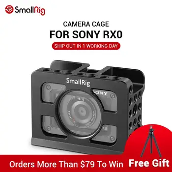 

SmallRig RX0 Camera Cage for Sony RX0 Protective with 1/4 3/8 Thread Holes Build-in Arca Swiss for tripod quick release 2106