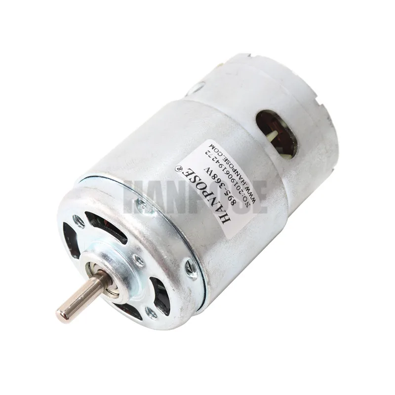 Прочный 775 795 895 мотор 3000-12000 об/мин Мотор щетки dc моторы rs 775 двигатель для газонокосилки с двумя шариковыми подшипниками