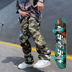 Pantalones vaqueros Extra grandes para hombre y mujer, jeans sueltos Y2K de grafiti callejero, pantalones de skateboarding, pantalones de Hip Hop, pantalones de skateboarding negros