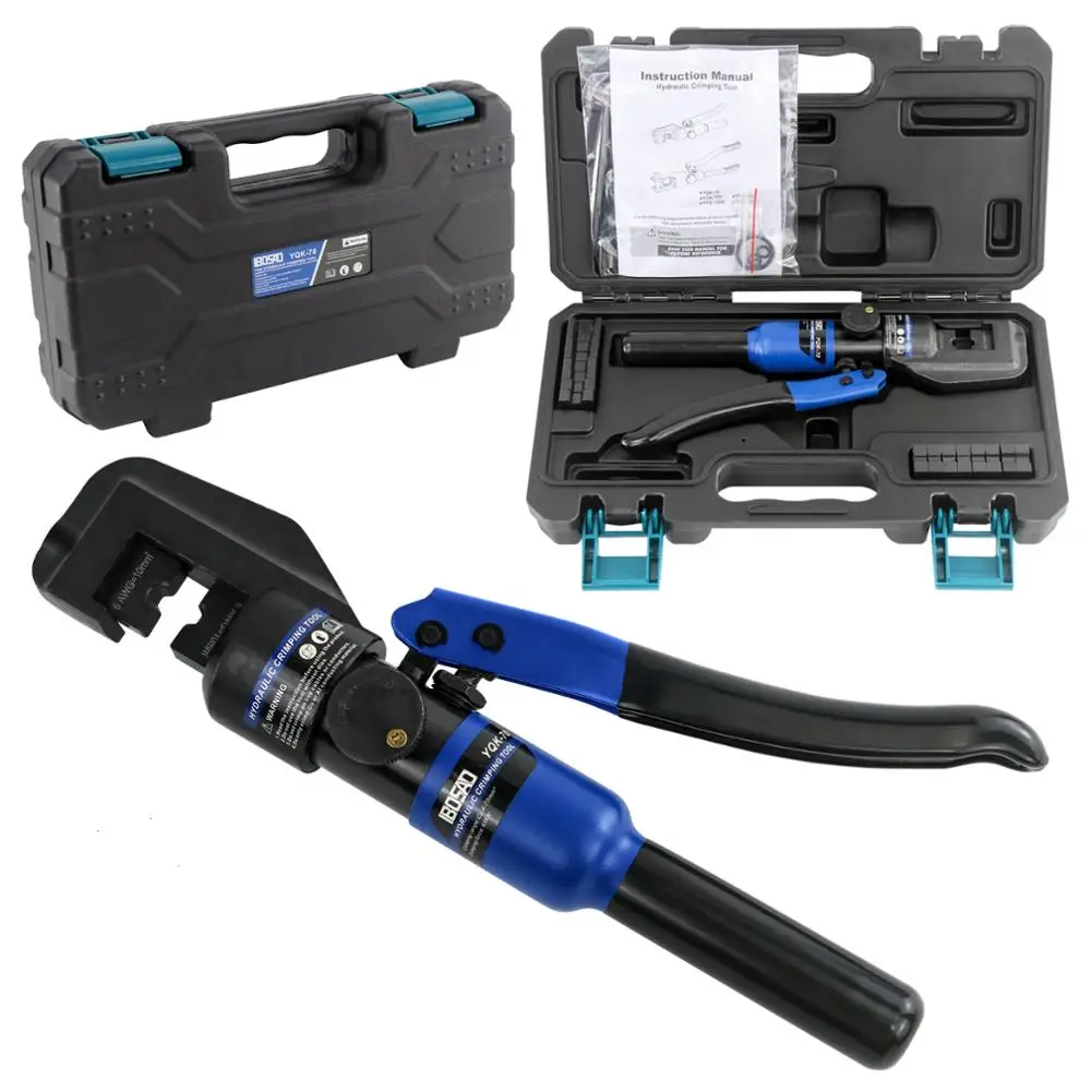 

Hydraulic Cable Lug Crimper Crimping Plier Tool Compression Tool YQK-70 4-70mm2