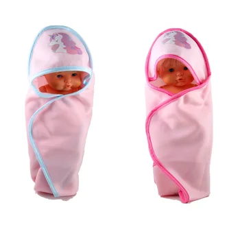 

42cm Nenuco Doll Nenuco y su Hermanita Doll Accessories Unicorn Wrapped Towel Hoodied Blanket for 18inch Girl Doll