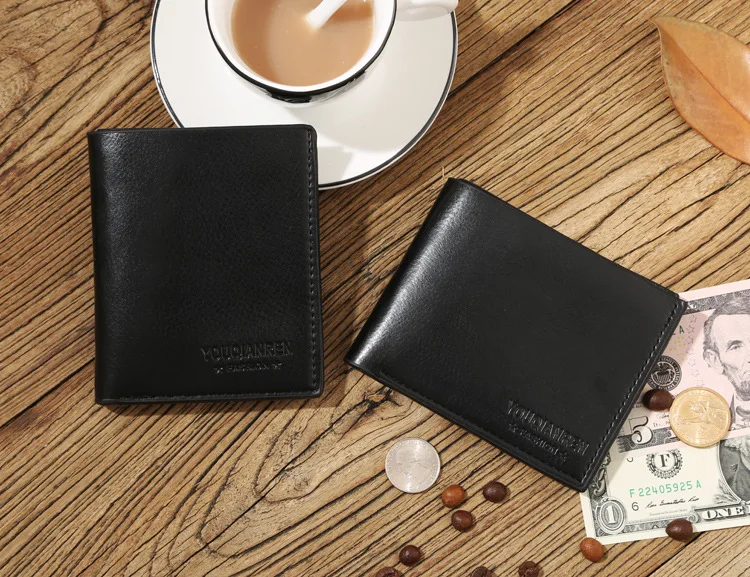 

2019 Spring New Business Men Short Wallet Card Bit More Verticle Wallet Supply of Goods