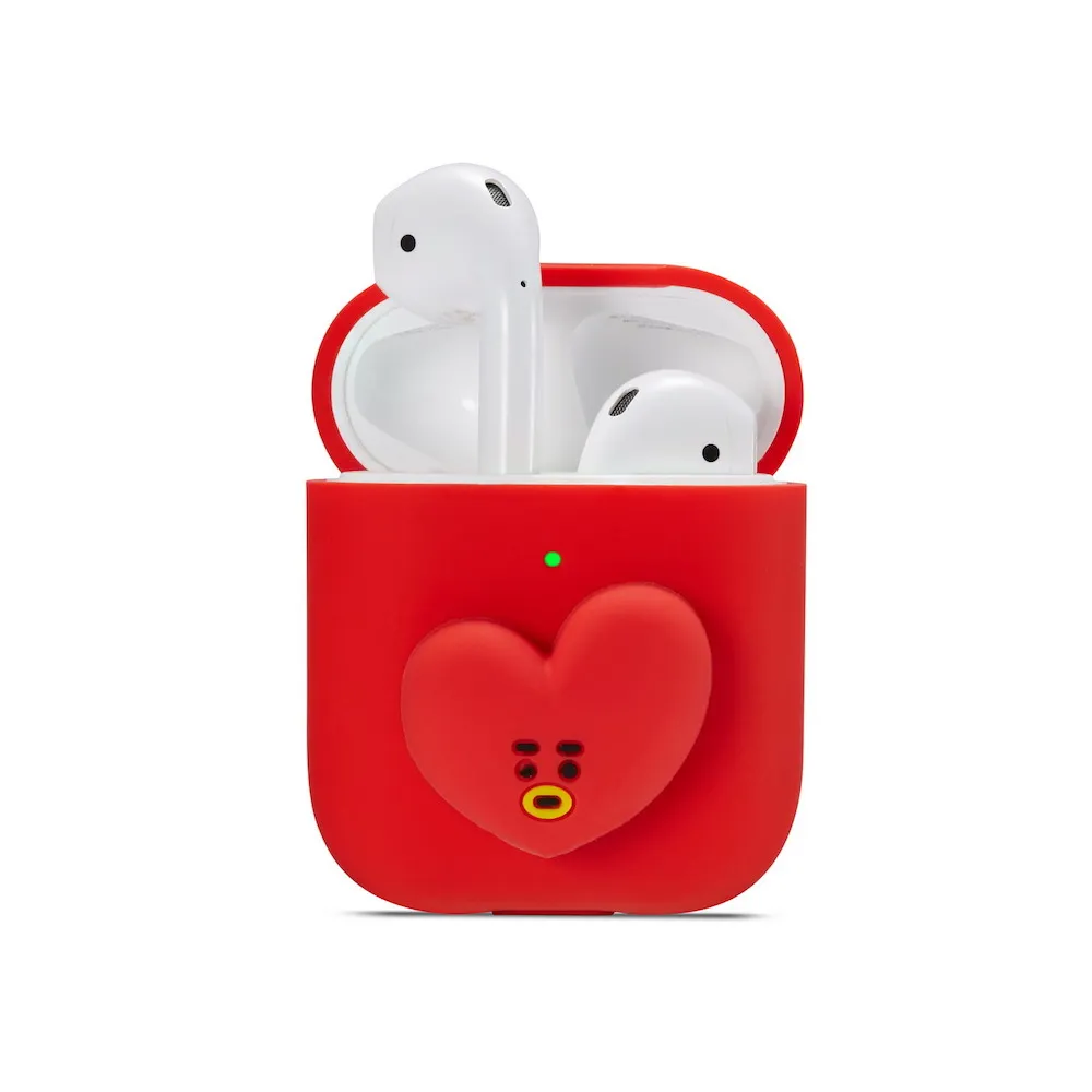Чехол для наушников с героями мультфильмов для Airpods, чехол, милый силиконовый защитный чехол для наушников с Bluetooth-1or2 поколения - Цвет: 09