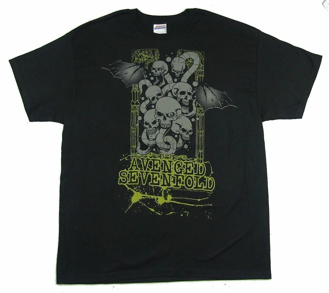 Мужская Летняя черная футболка с принтом летучая мышь |