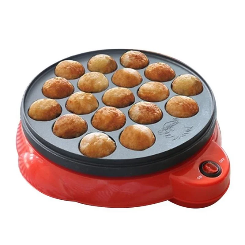 18 Holes Electric Takoyaki Pan Takoyaki Maker Aluminum Alloy Octopus Balls Grill Chibi Maruko machine Baking Forms Mold Pan Cook