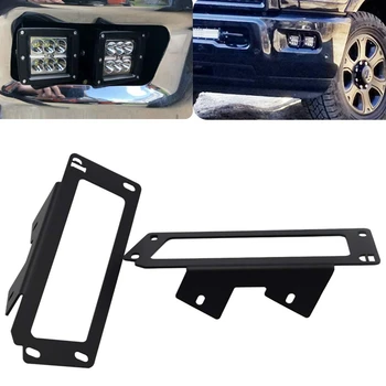 

Upgrade-Hidden Bumper Dually Fog Light Location Mounting Brackets for 2009-2012 Ram 1500 and 2010-2019 Dodge Ram 2500 3500
