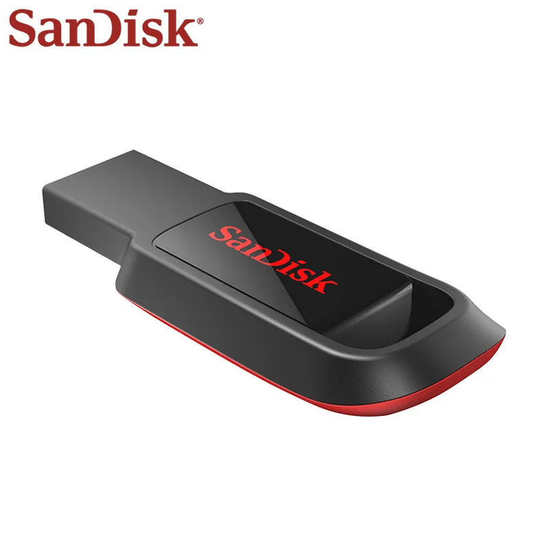 SanDisk флэш-накопитель CZ61 USB 2,0 128 Гб 64 ГБ 32 ГБ 16 ГБ ручка-накопитель черная Флешка USB флеш-накопитель Поддержка официальной проверки