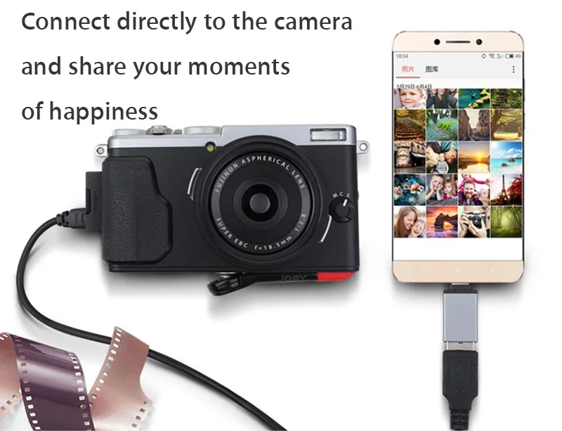 USB Type c OTG адаптер для синхронизации данных конвертер samsung galaxy A50 A60 a70 S10 S9 S8 Black shark 2