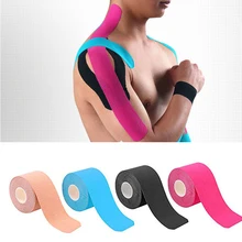 Водонепроницаемая повязка для мышц бега эластичный рулон спортивная лента Уход за болью кинезиологическая лента защита коленей и локтя Vendas Adhesivas