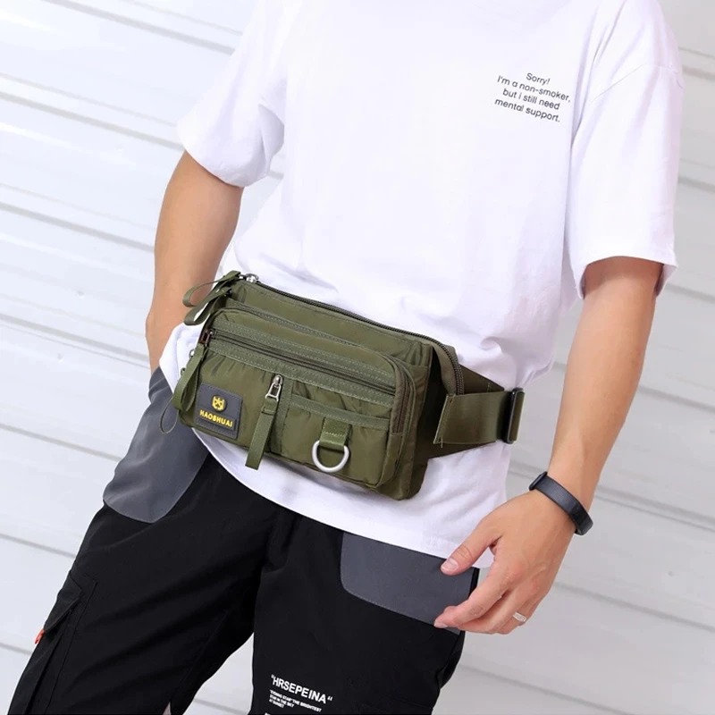 Weysfor High Quality Belt Bag 2020 Fashion Waist Bags Military Hip Pocket Boys Bum Bag Handy Fanny Pack Travel Chest Bags Male