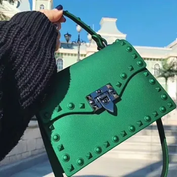 

Women Messenger Bags High Quality PVC Transparent Jelly Bag Summer Girl Beach Bag Fashion Chains Shoulder Crossbody Bags