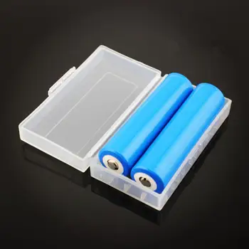 

2pcs Set Mini Portable Plastic Battery Case Holder 18650 Cover For 2 Full Waterproof Battery Box Box Storage Box 18350 E1P5