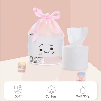 

Cosmetic Cotton Disposable Thick Make Up Pads Perlage Facial Towel Wipes Washcloth Daily Cleaner Cleaning Beauty Tools