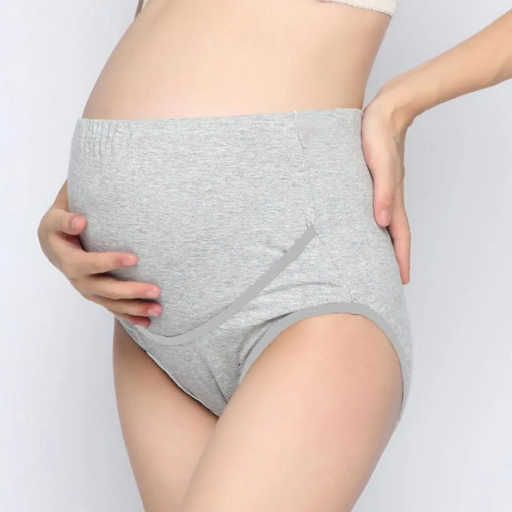 1pc Pregnant Maternity Panties Cotton Adjustable Bandage High Waist Mother Belly Support Underwear Briefs Pregnancy Short Pants