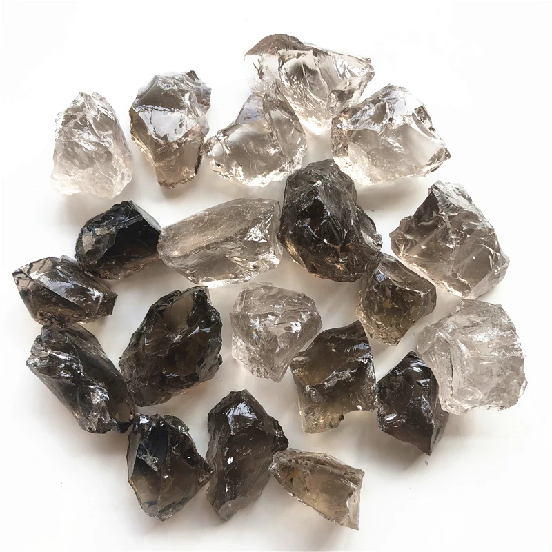 100 г 10-30 мм натуральный дымчатый кварц камень коричневый кварц камень целебный образец натуральные камни и минералы