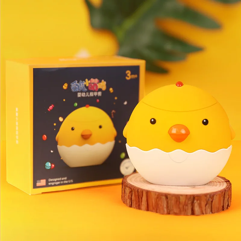 

2020 child clippers baby nail trimmer for newborn baby Cute Cartoon duck Electric nail clippers convenient daily care set