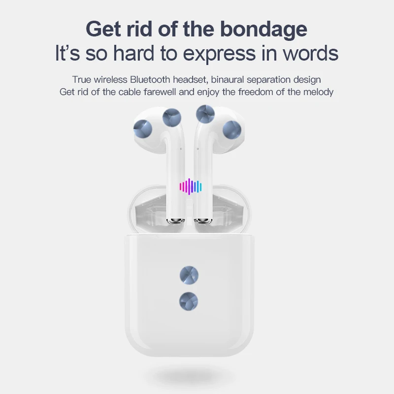 Высокое качество, i10 TWS, мини, Bluetooth/5,0, наушники, беспроводная зарядка, наушники, сенсорное управление, гарнитура для iphone, samsung, все