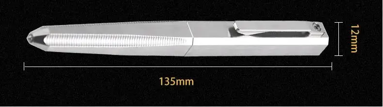 Ручная работа, TC4, титановый сплав, твердый металл, ручка для подписи, тактическая ручка, EDC, гелевая ручка, как инструмент для письма, для улицы