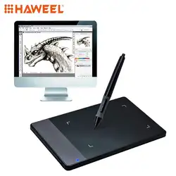 HAWEELHUION 420 Портативный Смарт 4,0x2,23 дюймов 4000LPI стилус цифровой планшет доска подписи с цифровой ручкой