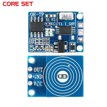 

10/5Pcs OE-TP capacitive touch button light touch switch module digital touch sensor LED no pole dimming 10A DC 5-12V
