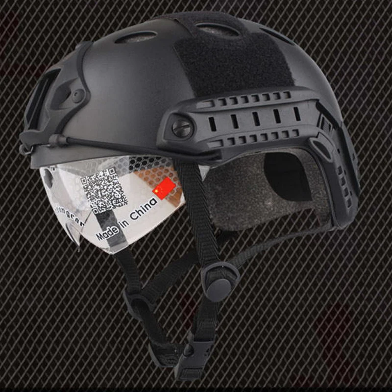 Emerson Быстрый Шлем с защитными Goggle Pararescue Тип прыжка шлем военный тактический страйкбол Шлем BJ