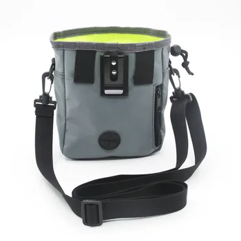 

Quality Drawstring Pocket Design Dog Pouch Walking Food Treat Snack Bag Anti-Bait Training Pockets Waist Storage Hold Dog AA