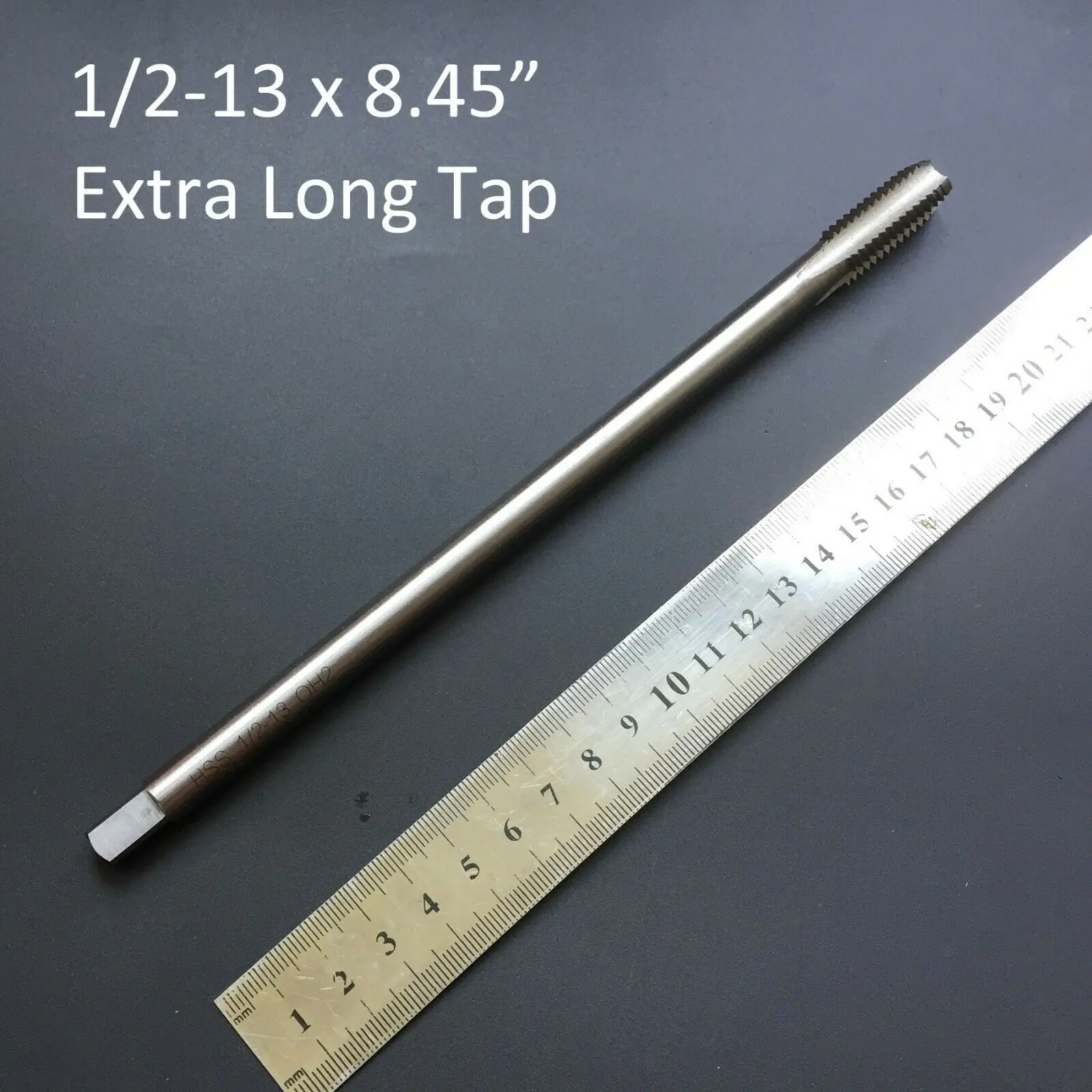 HSS 풀 큐 웨이트 볼트 스터드 나사 핀 설치용 탭, 1/2-13x8.45 인치