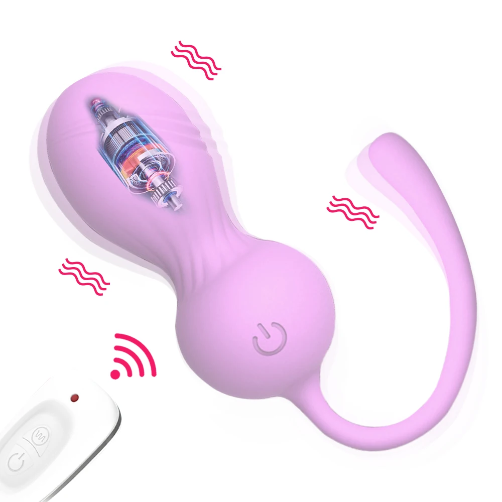 

Remote Control Smart Ball Vibrator Kegel Ball Ben Wa Ball Vagina Tighten Exercise Machine Sex Toy for Women Vaginal Geisha Ball