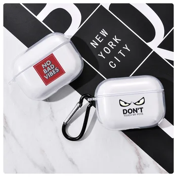

Cute Don't Touch Case For Airpods Pro Case My Case Protective Cover Wireless Earphone Case For Apple Air Pods 3 Case Accessories