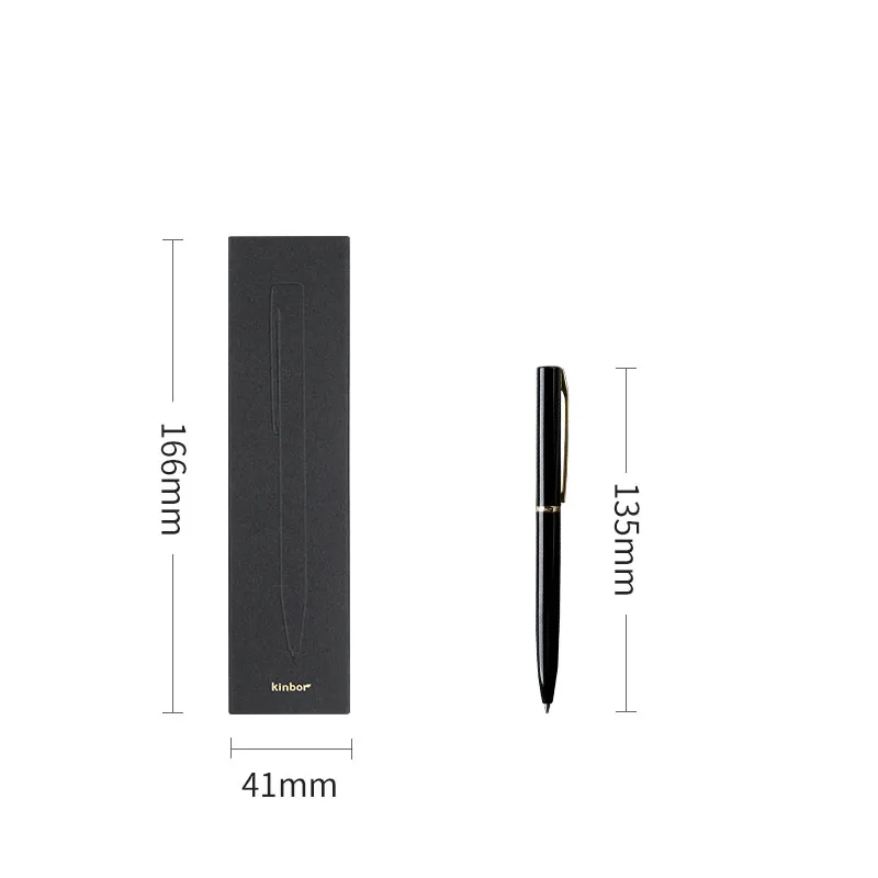 Xiaomi kinbora 0,5 мм авторучка для подписи винтовая гелевая чернильная ручка металл текстура офисные принадлежности подарки деловая ручка для Конференции