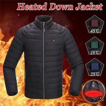 

Heating Jacket USB Infrared Electric Thermal Clothing Waistcoat For Winter Women Men Outdoor Hiking Camping Cycling