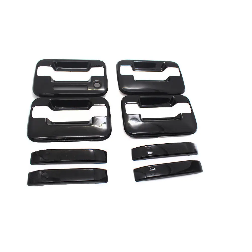 Лояльность для Ford F150 2004 2014 крышка дверной ручки глянцевая черная серия 8 Шт