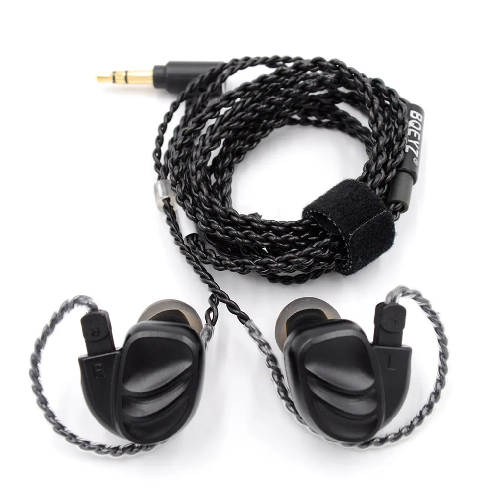 New Unit 8 Double PIN Earphone Metal CNC Sports Earplugs 0 78mm Replaceable Wired Hybrid Technology Earbuds Audiophile Earphone