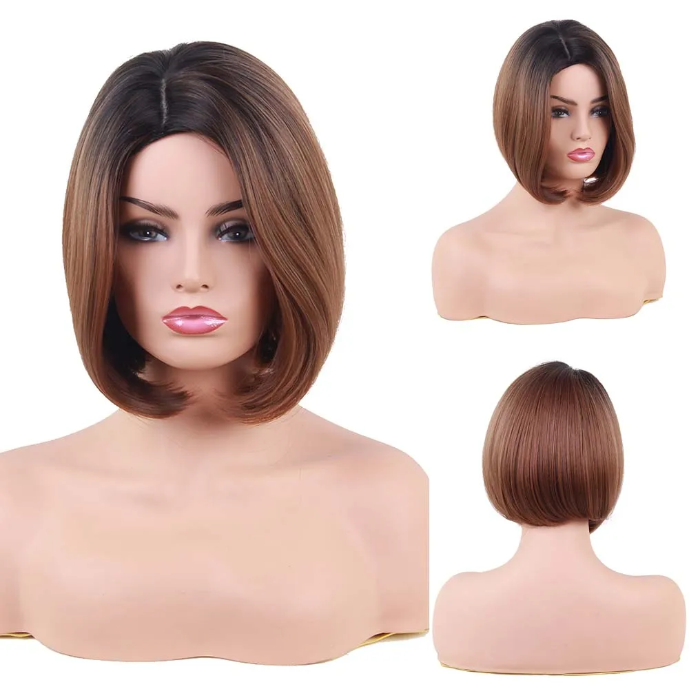 de cabelo sintético, resistente ao calor, parte