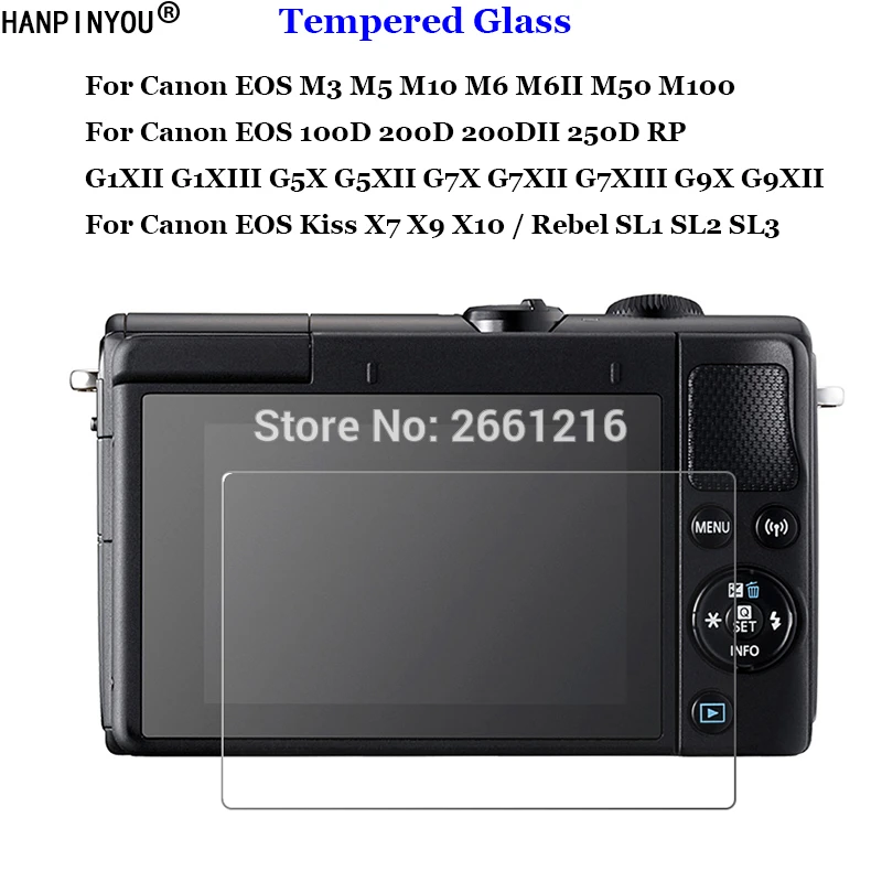 Fr Canon EOS M3 M5 M10 M6 M50 M100 100D 200D 250D RP R G1 G5 G7 G9 X Mark II III SL2 SL3 temperli cam 9H ekran koruyucu Film|Telefon Ekran Koruyucuları| - Fr Canon EOS M3 M5 M10 M6 M50 M100 100D 200D 250D RP R G1 G5 G7 G9 X Mark II III SL2 SL3 temperli cam 9H ekran koruyucu Film|Telefon Ekran Koruyucuları| -