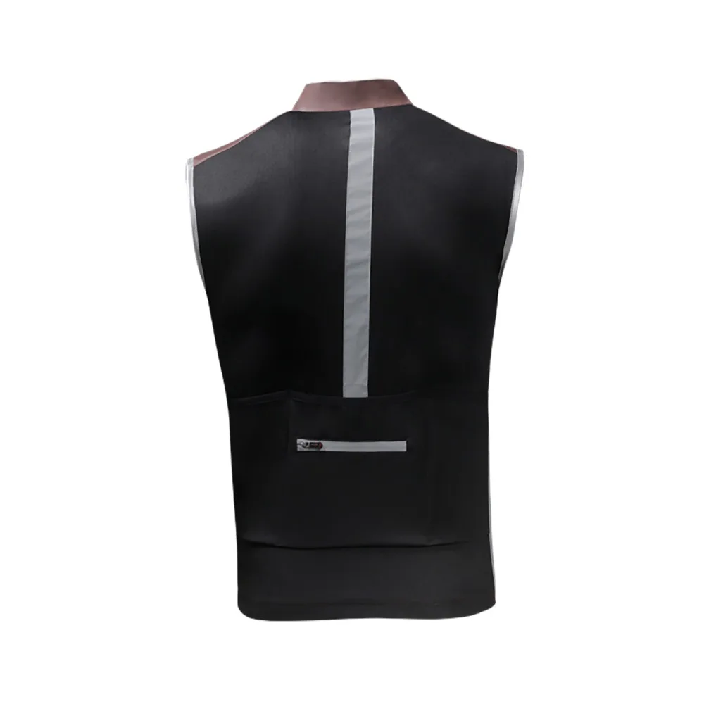 Men Women Cycling Vest Windproof Waterproof Running Vest MTB Bike Bicycle Reflective Clothing Sleeveless Cycling Jacket