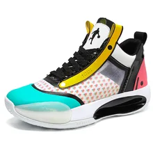 Men High Top Breathable Light Basketball Wade WOWTR Courtside Superstar Hollowed Out Boys Basket Shoes Anti-Slip Quality