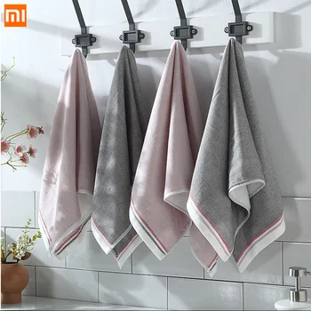 

2pcs Xiaomi Mijia Cotton Gauze Towel Absorb Water No Lint Face Towel Soft and Comfortable Quick-drying Couple Towel 34*75cm