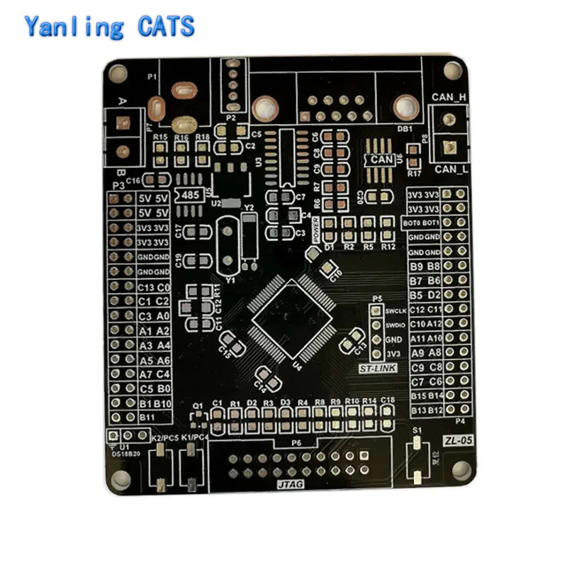 DIY      Cortex M3, STM32F103, STM32F103RB RCT6 LQFP64 , RS232 485 CAN 5PCs Zl-05