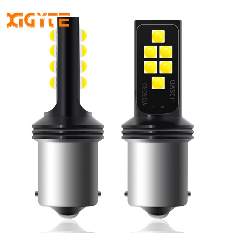 2 шт. 1156 BA15s 7506 P21W R10W Cree чип светодиодный автомобильный сигнал поворота Стоп-сигнал