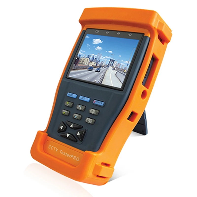 

Video Camera Tester Ntsc/Pal Display, Ptz Data Test, Utp Cable Tester 3.5 Inch Tft-Lcd Digital Multimeter Cctv Tester Pro(Us Plu
